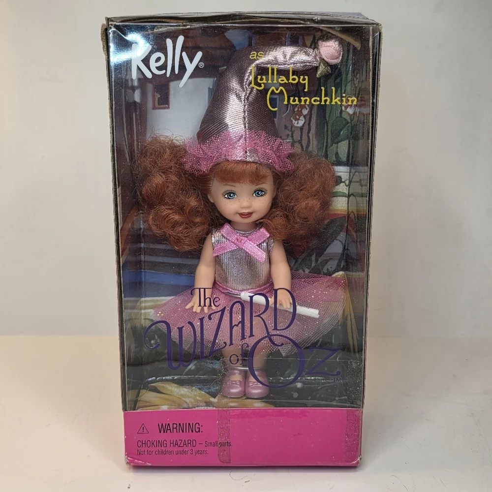 Wizard Of Oz x Mattel Barbie Kelly Munchkin Collection 1999 Dolls Set Of 3